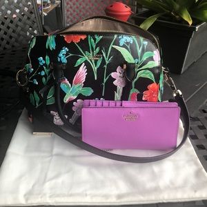 Kate spade Cameron Jardin With matching wallet